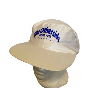 Vintage The Otherside Pride 1996 White Painters Hat Ft. Lauderdale OSFA KC Cap